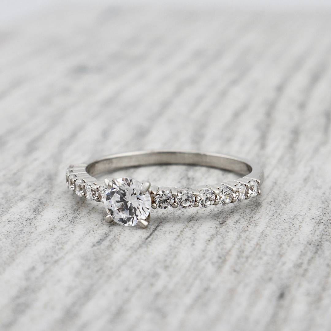 Sterling Silver Sparkle Ring