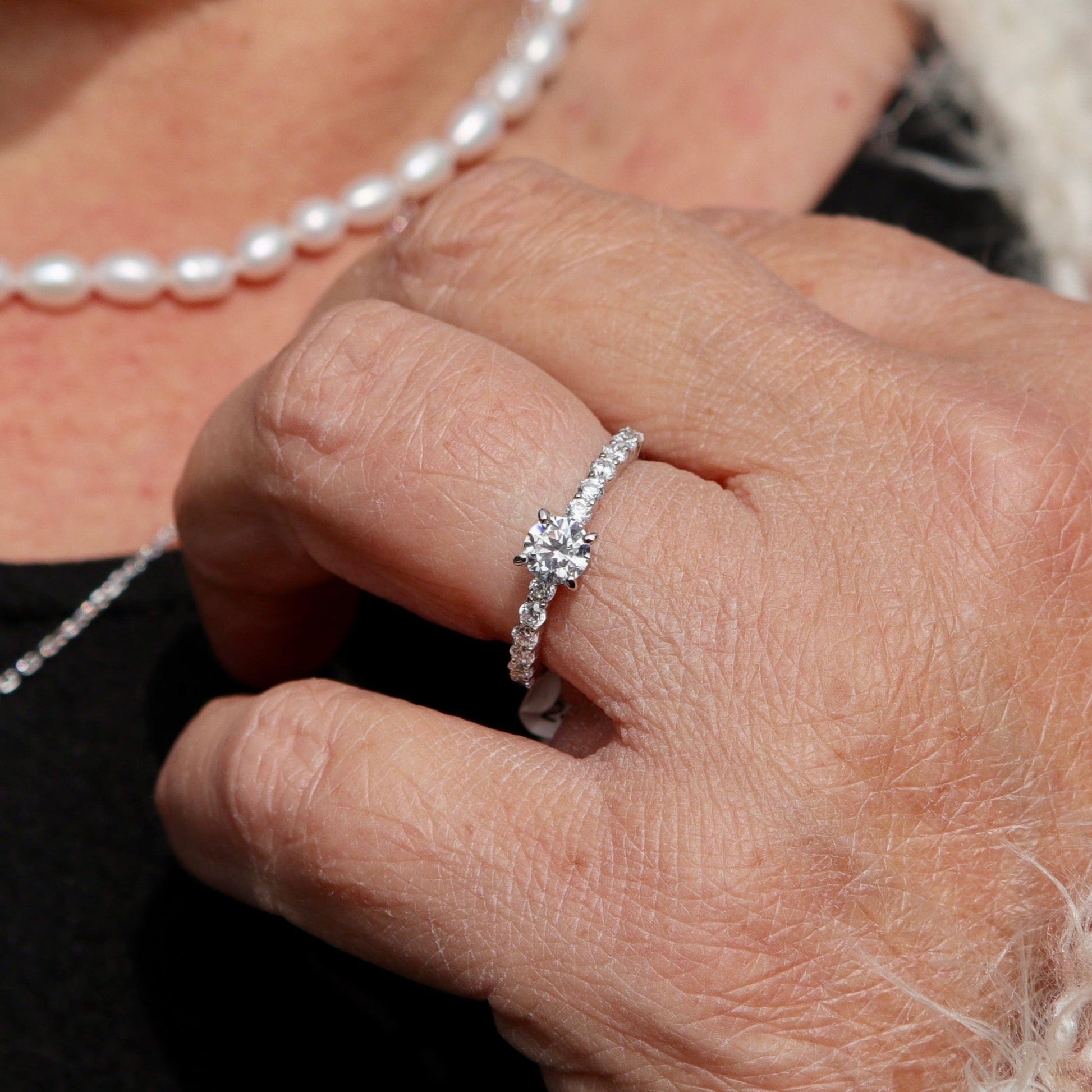 Sterling Silver Sparkle Ring
