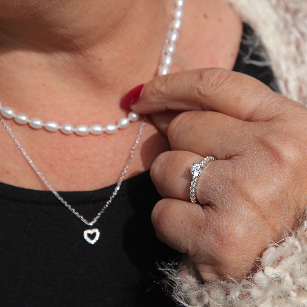 Sterling Silver Sparkle Ring