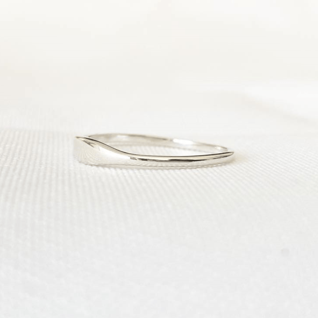 FLOW | Bague minimaliste en argent sterling 925