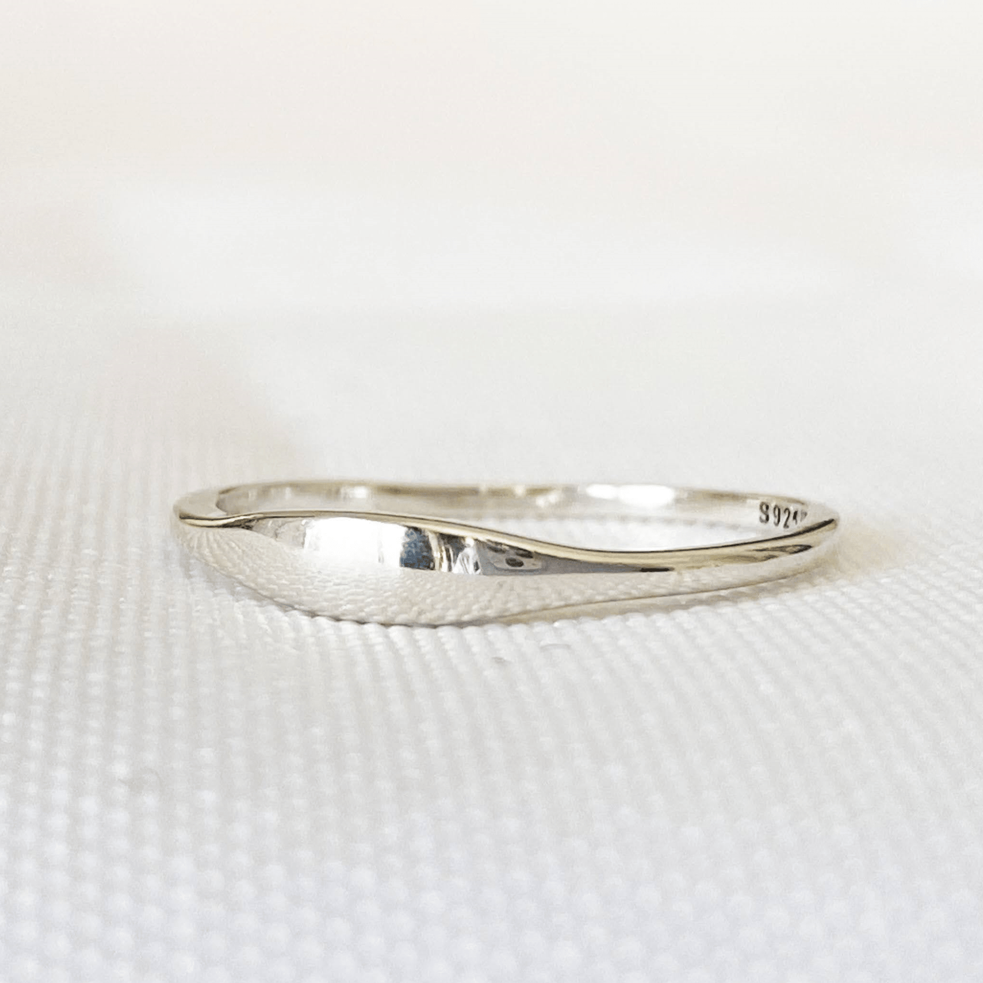 FLOW | Bague minimaliste en argent sterling 925