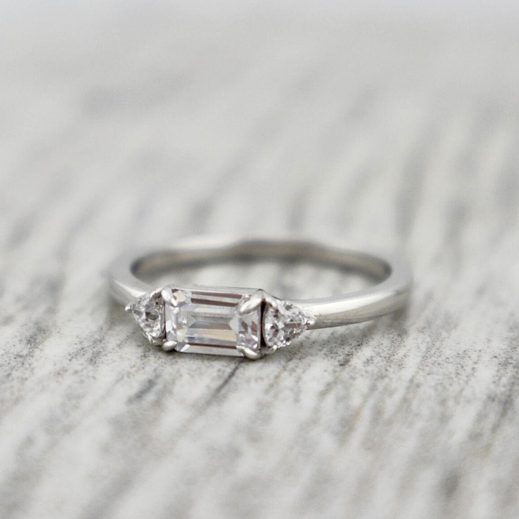 Bague Prisme en argent sterling 
