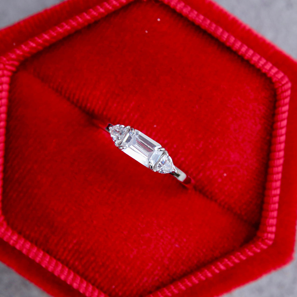 Bague Prisme en argent sterling 