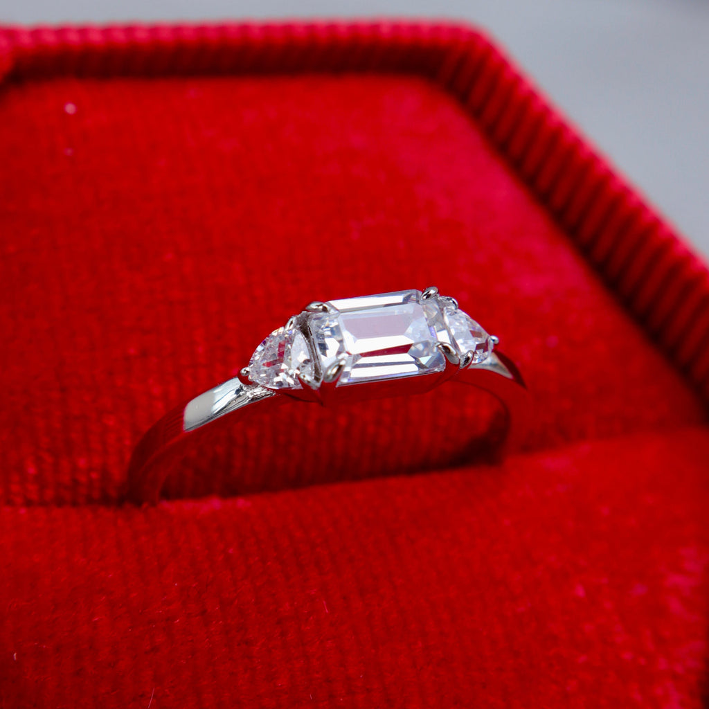 Bague Prisme en argent sterling 