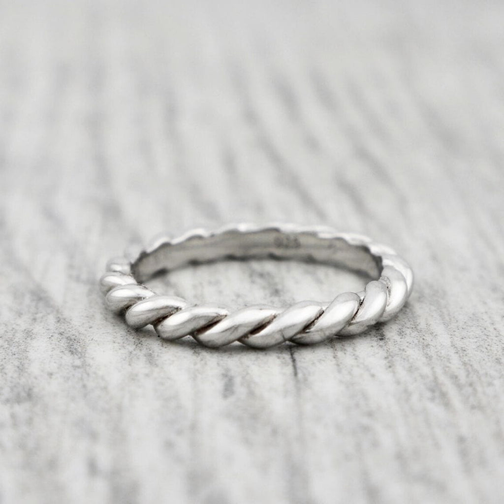 Twisted Sterling Silver Ring