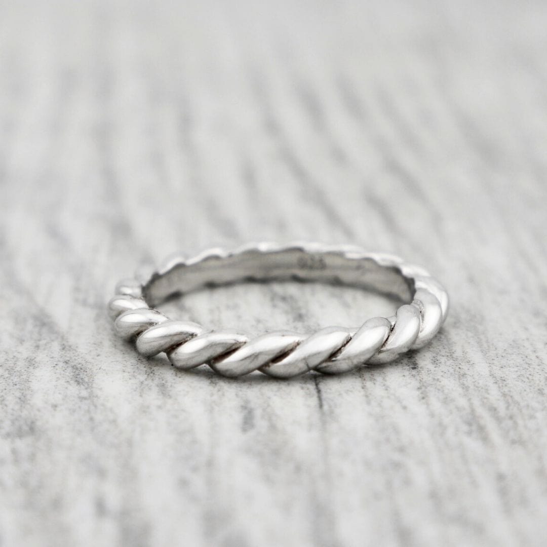 Twisted Sterling Silver Ring