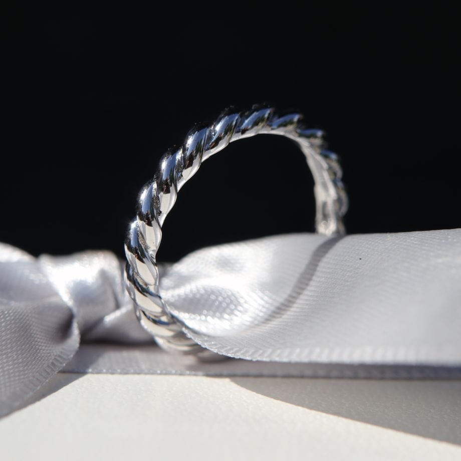 Twisted Sterling Silver Ring