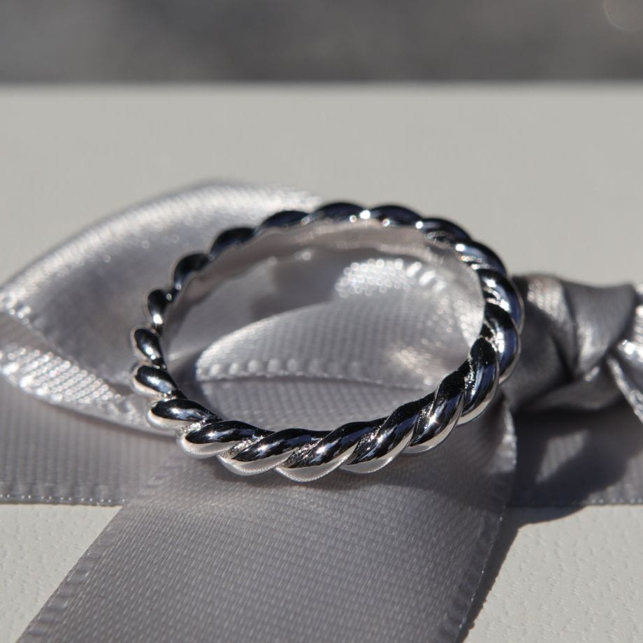 Twisted Sterling Silver Ring