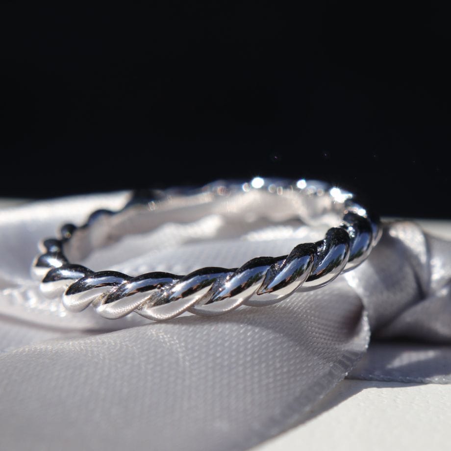 Twisted Sterling Silver Ring