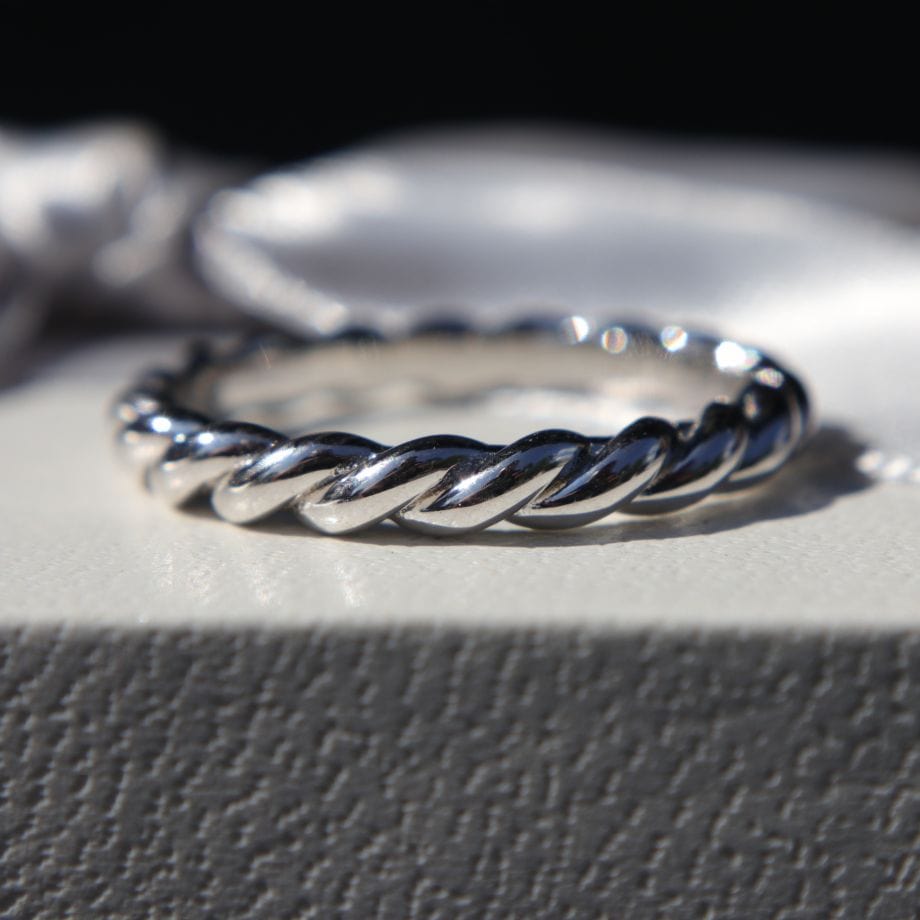 Twisted Sterling Silver Ring