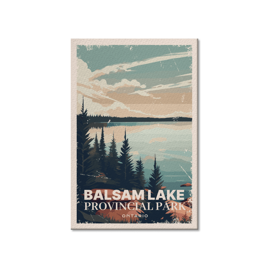 Balsam Lake Ontario Provincial Park Postcard, Canada Parks