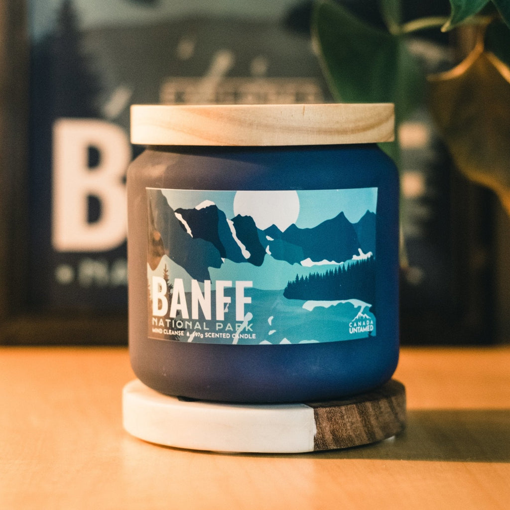 Bougie parfumée « PURIFICATION DE L’ESPRIT » du parc national de Banff