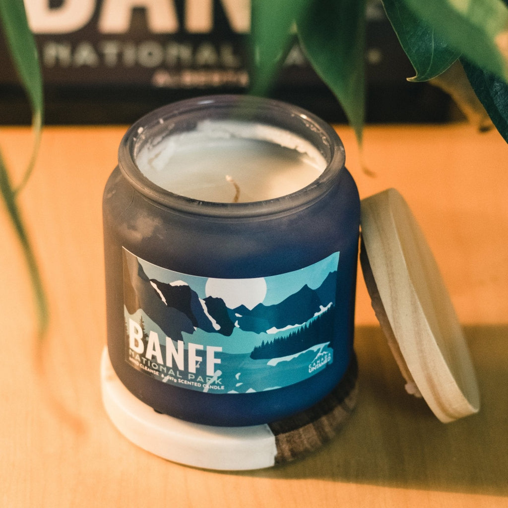 Bougie parfumée « PURIFICATION DE L’ESPRIT » du parc national de Banff