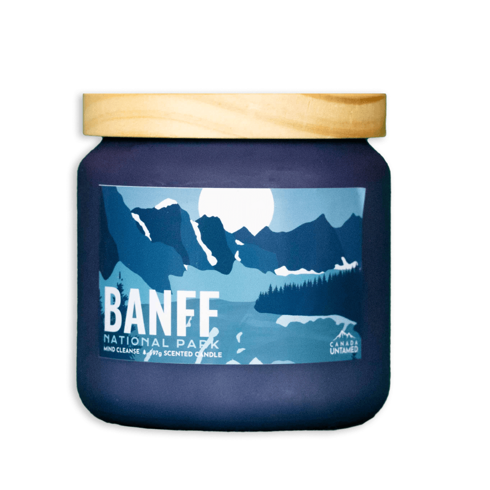 Bougie parfumée « PURIFICATION DE L’ESPRIT » du parc national de Banff