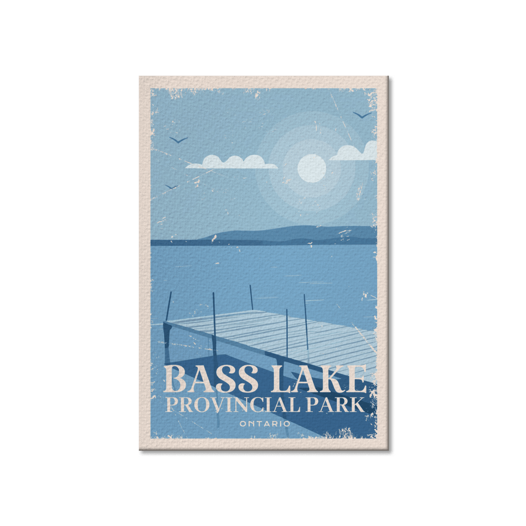 Bass Lake Ontario Provincial Park Postcard, Canada Parks