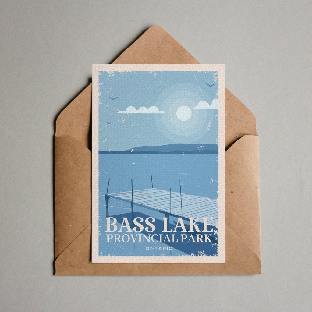 Bass Lake Ontario Provincial Park Postcard, Canada Parks