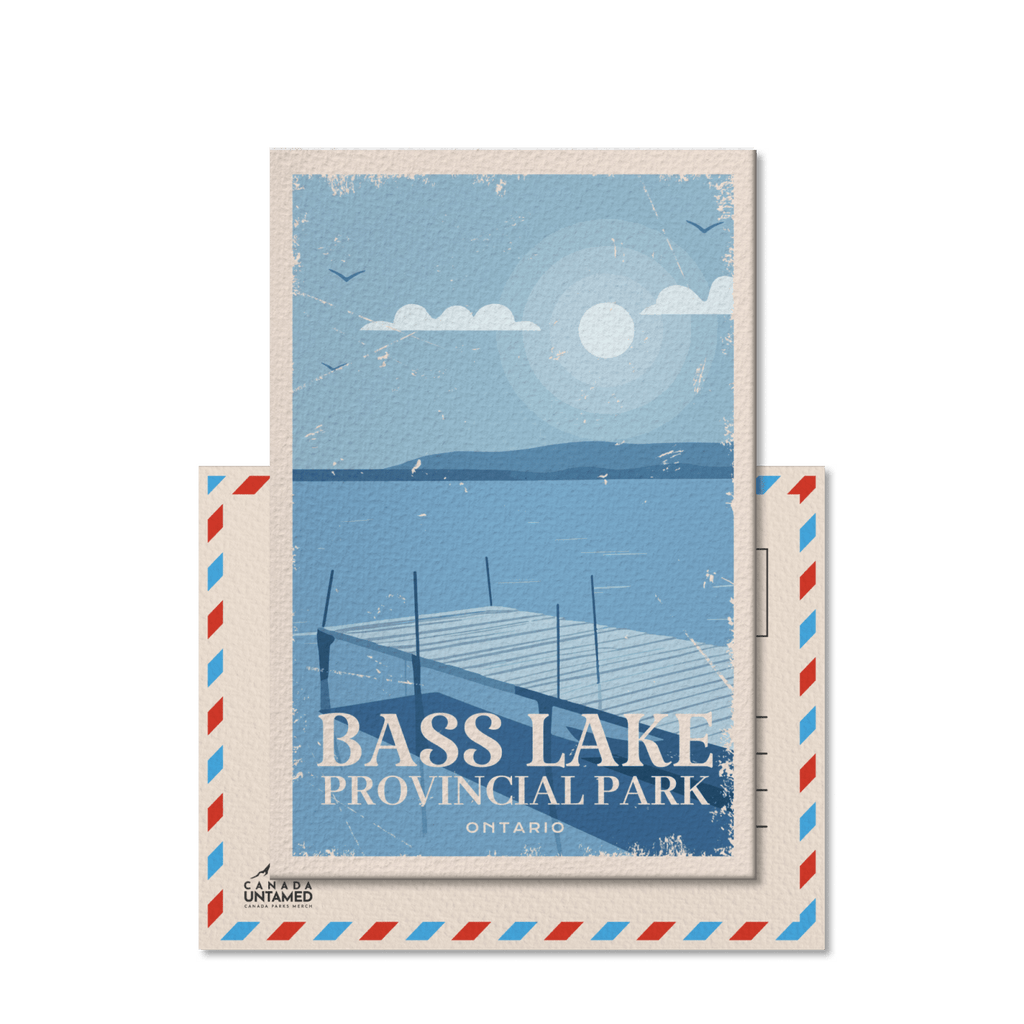 Bass Lake Ontario Provincial Park Postcard, Canada Parks