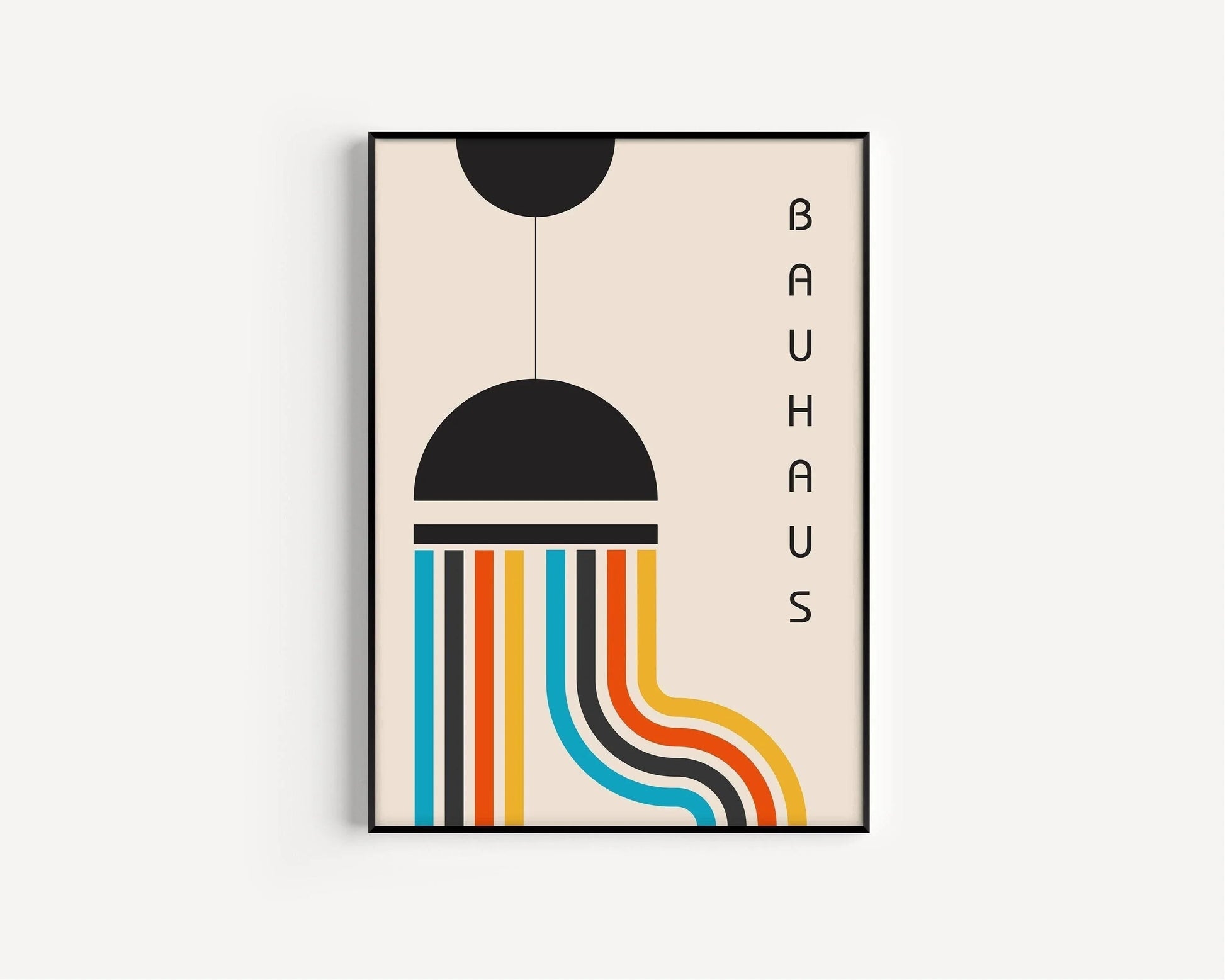 Estampe Bauhaus « La Lampe » : Impression giclée moderne du milieu du XXe siècle