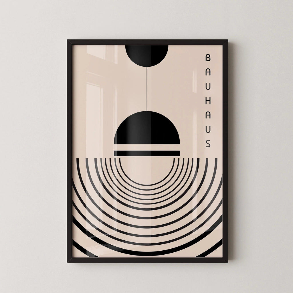 Estampe Bauhaus « La Lampe » : Impression giclée moderne du milieu du XXe siècle