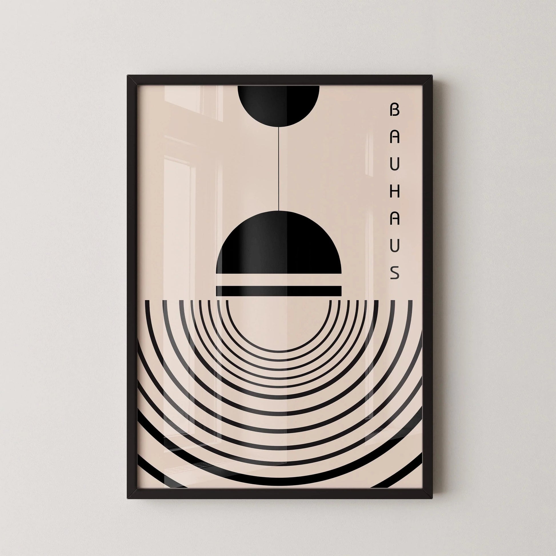 Estampe Bauhaus « La Lampe » : Impression giclée moderne du milieu du XXe siècle
