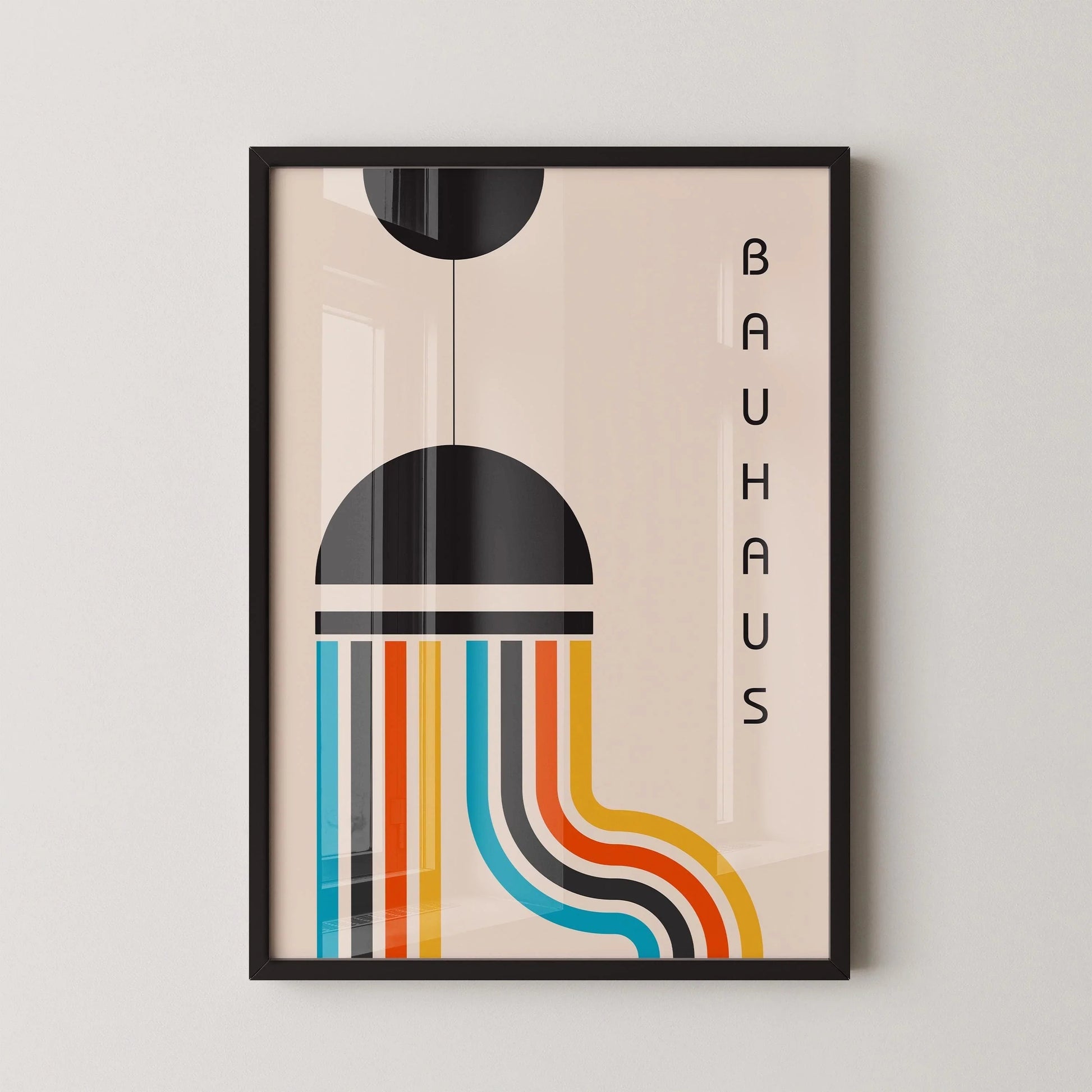 Estampe Bauhaus « La Lampe » : Impression giclée moderne du milieu du XXe siècle
