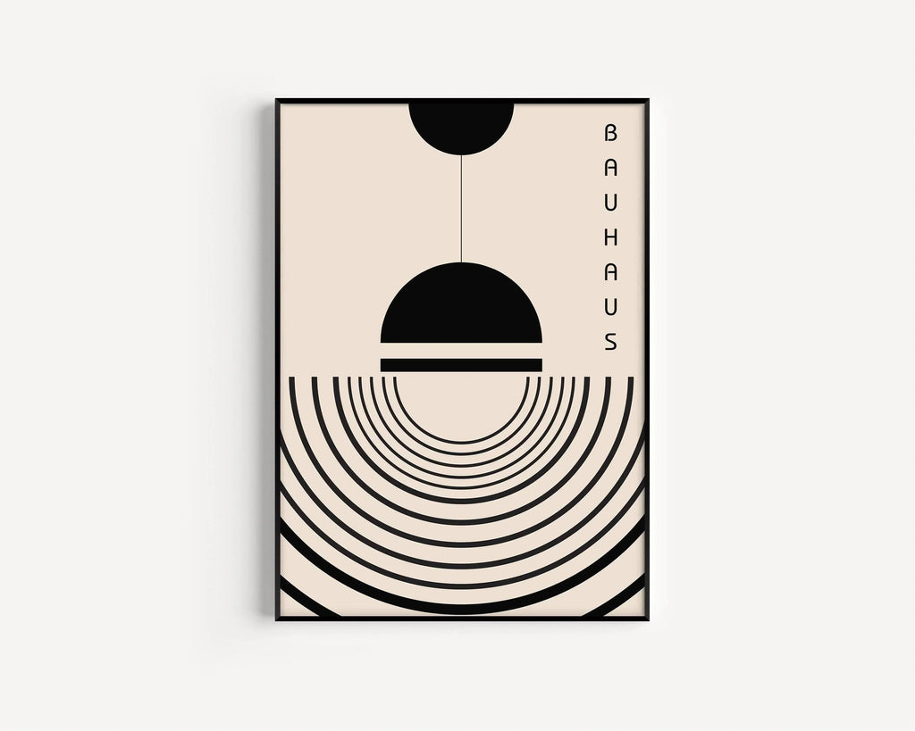 Estampe Bauhaus « La Lampe » : Impression giclée moderne du milieu du XXe siècle