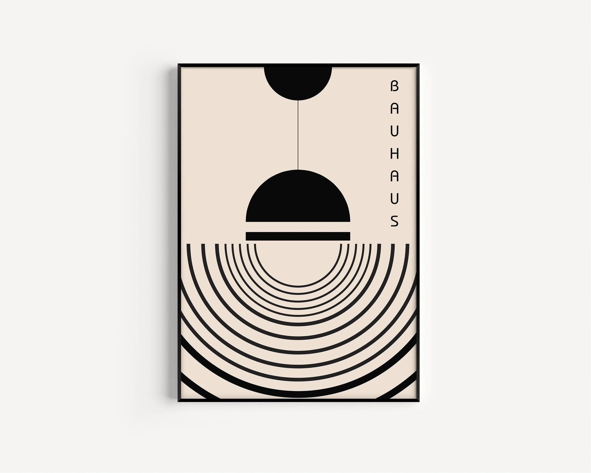 Estampe Bauhaus « La Lampe » : Impression giclée moderne du milieu du XXe siècle