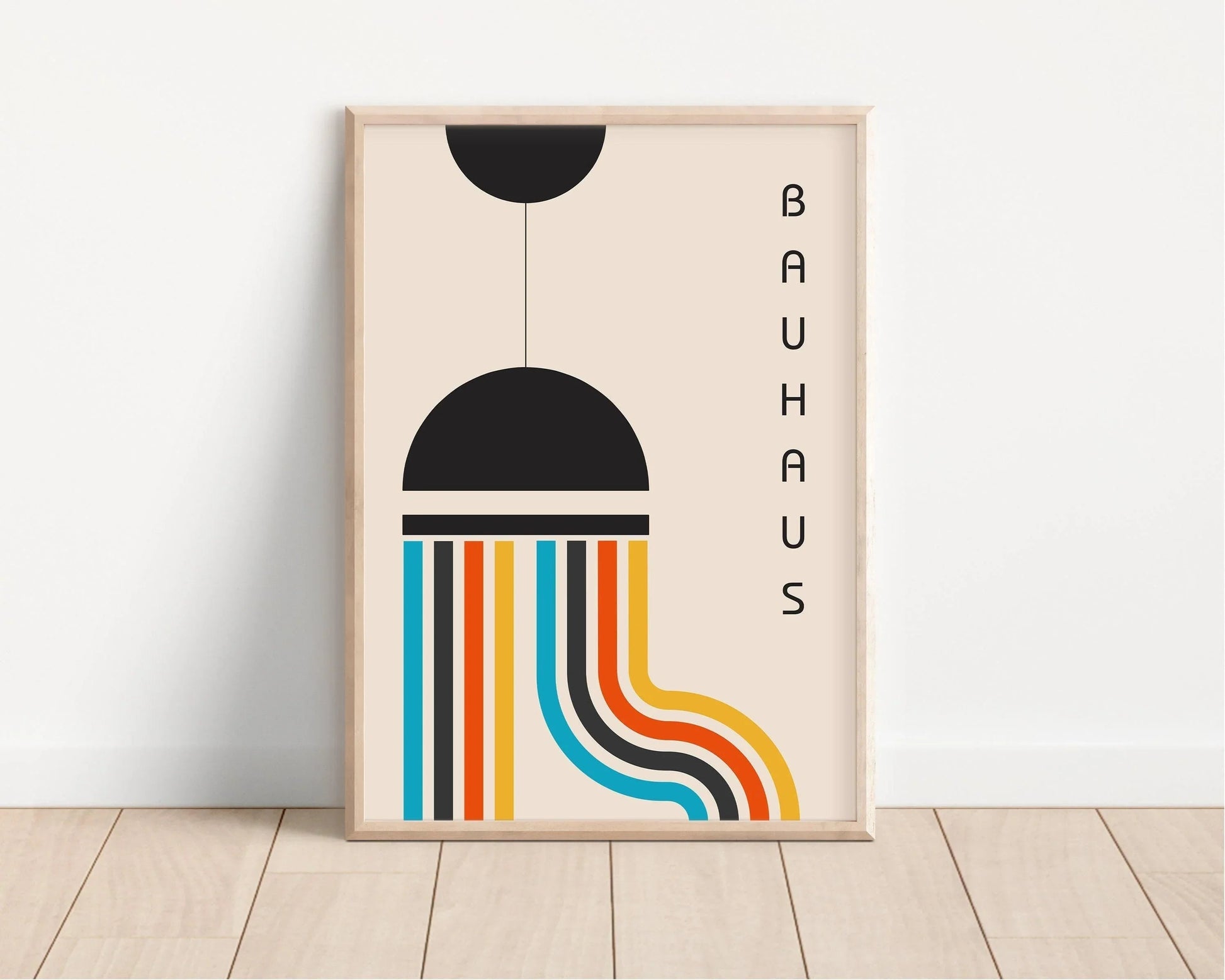 Estampe Bauhaus « La Lampe » : Impression giclée moderne du milieu du XXe siècle