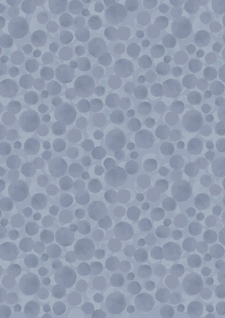 Lewis &amp; Irene Bumbleberries Misty Blue
