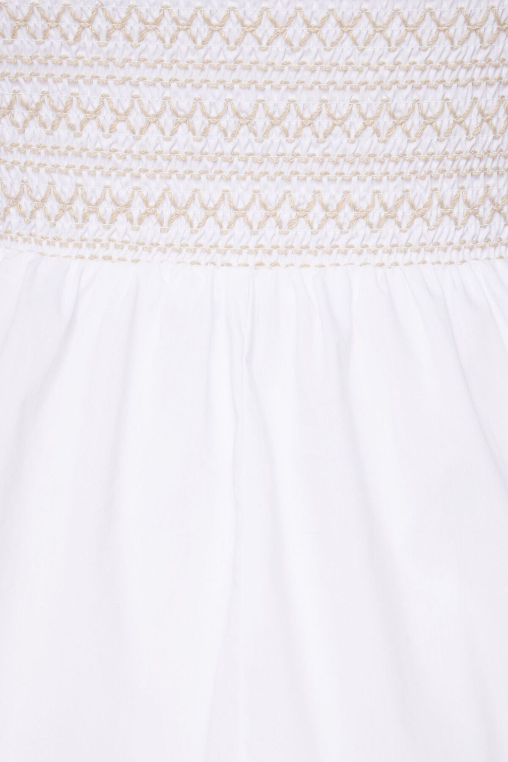 Smocked Flare Mini Dress