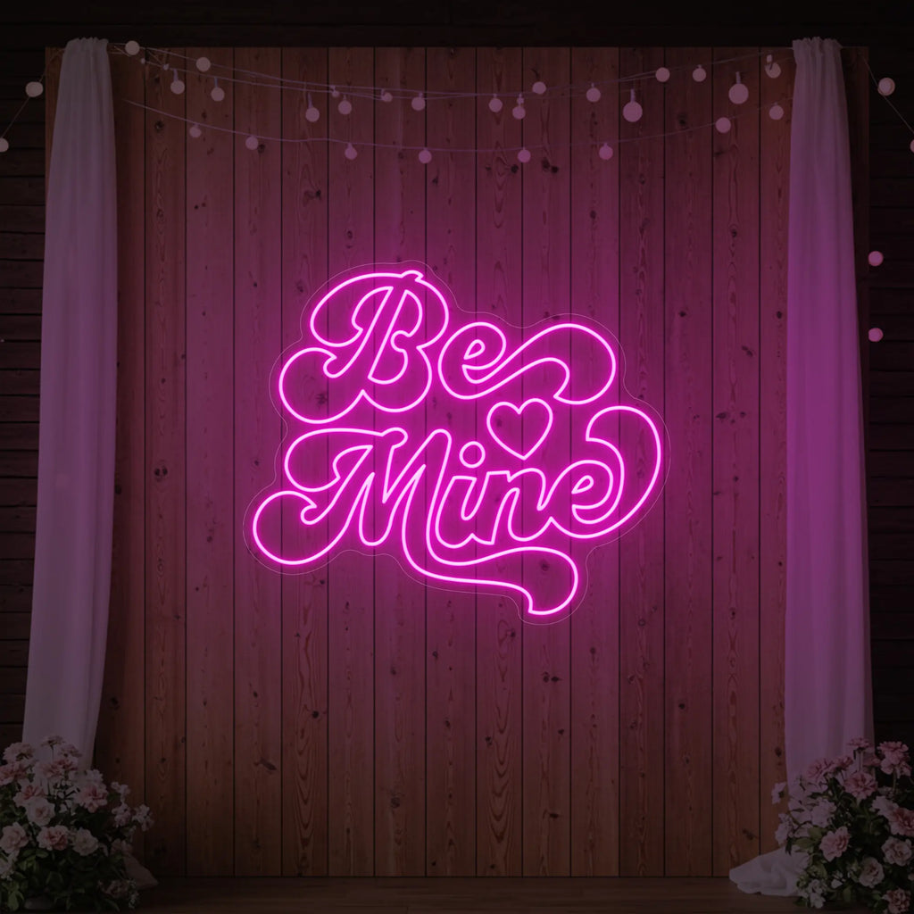 Be Mine Neon Sign