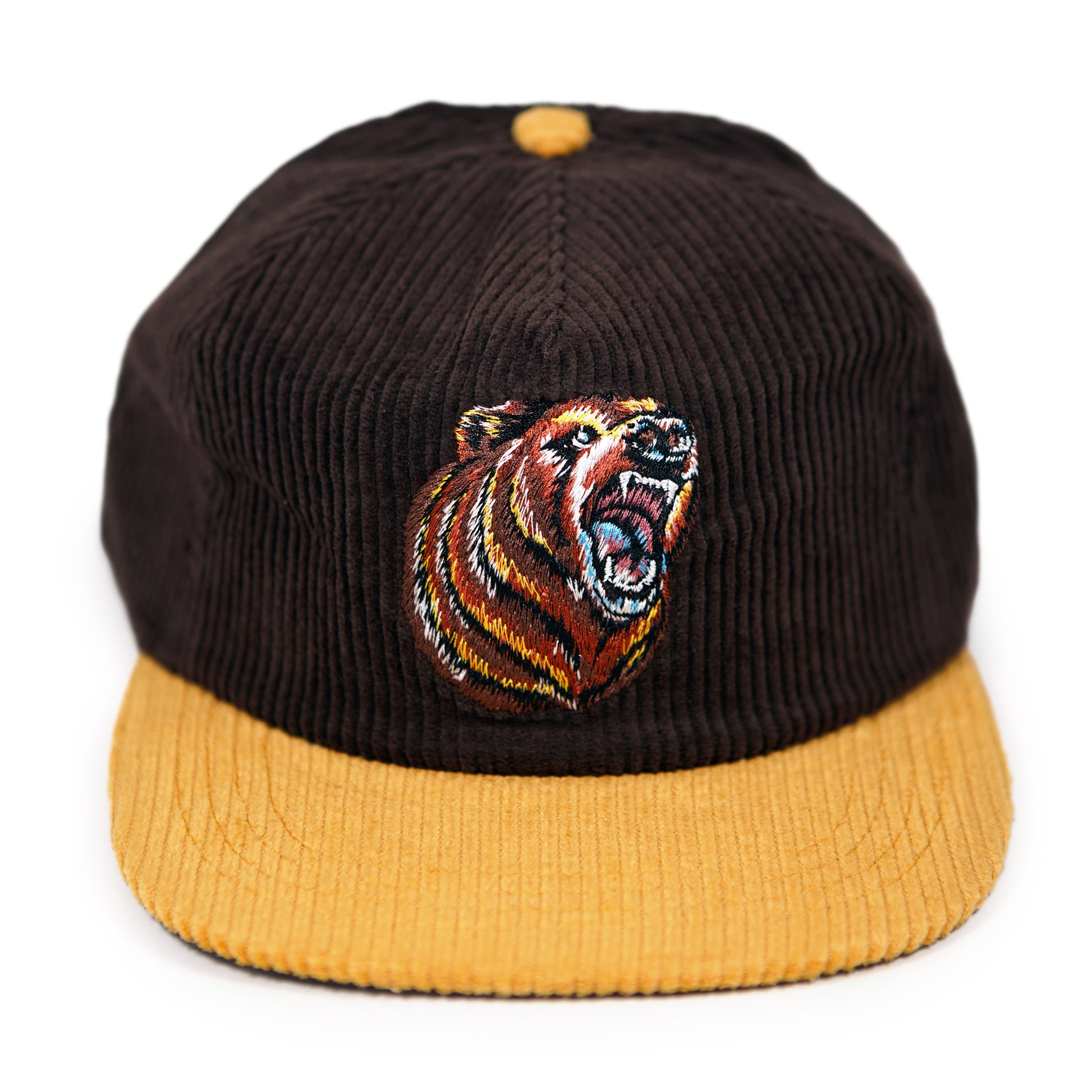 Chapeau en velours côtelé Bear