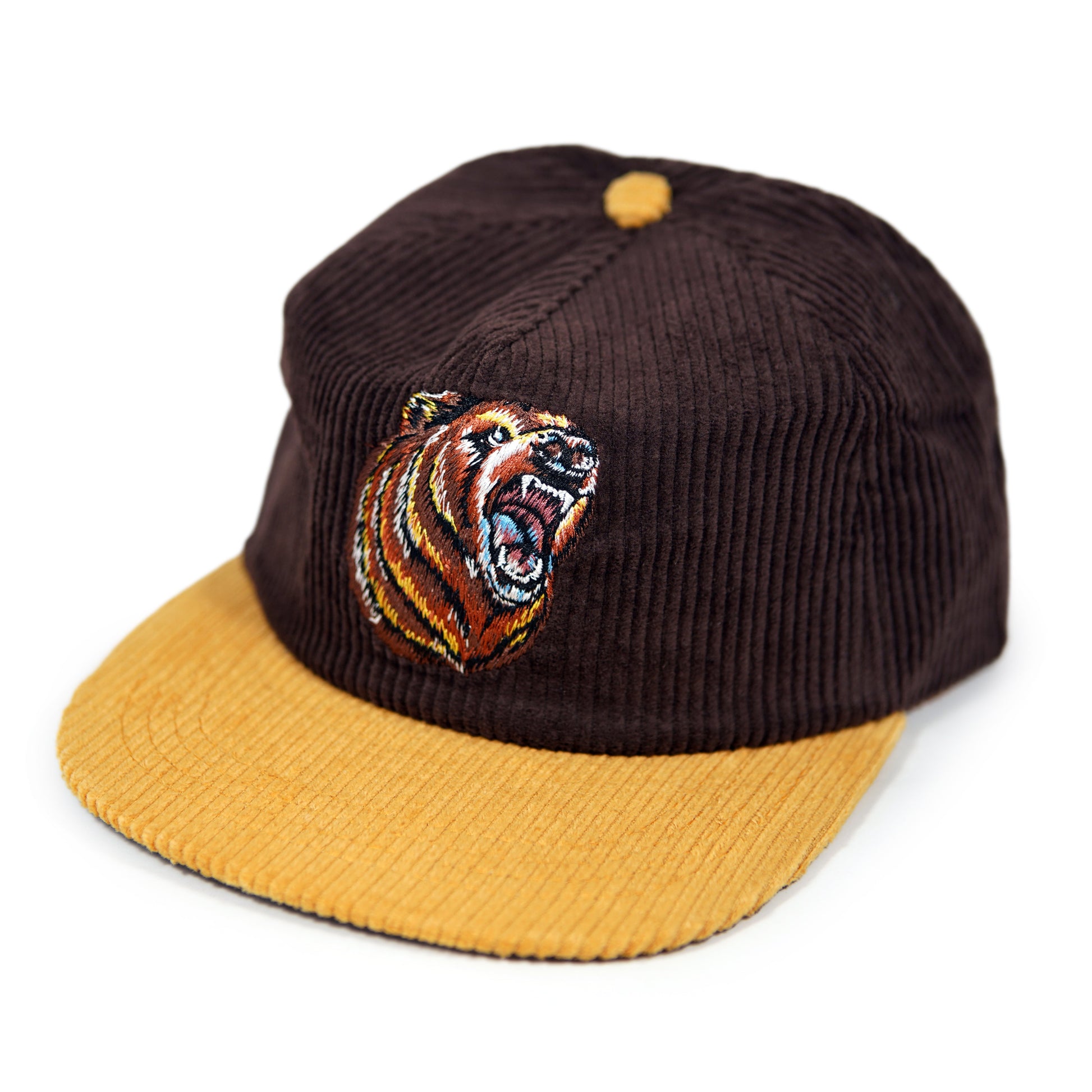 Chapeau en velours côtelé Bear