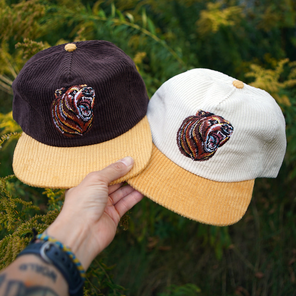 Bear Corduroy Hat
