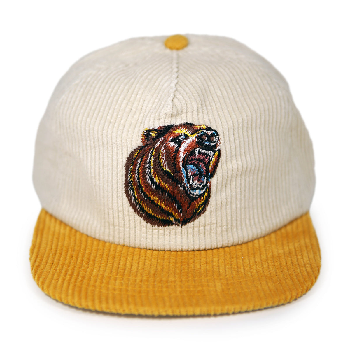 Chapeau en velours côtelé Bear