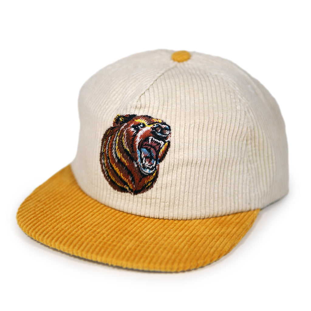 Chapeau en velours côtelé Bear