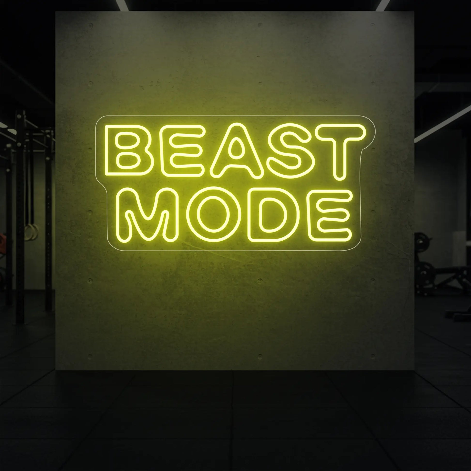 Enseigne lumineuse BEAST MODE