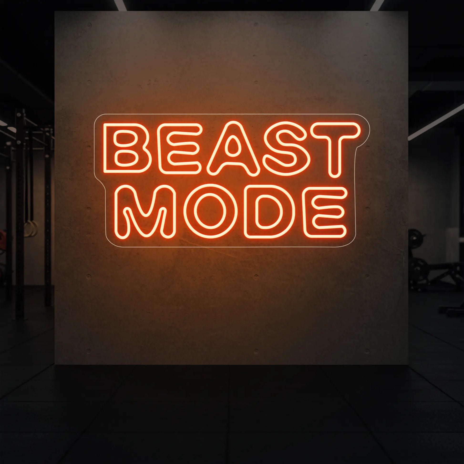 Enseigne lumineuse BEAST MODE