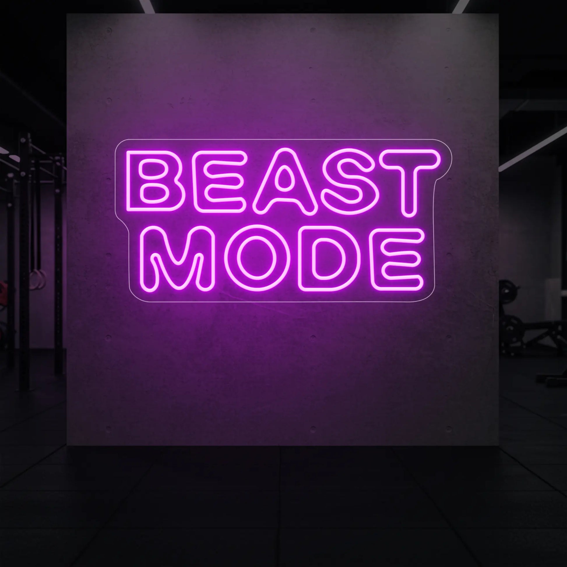 Enseigne lumineuse BEAST MODE