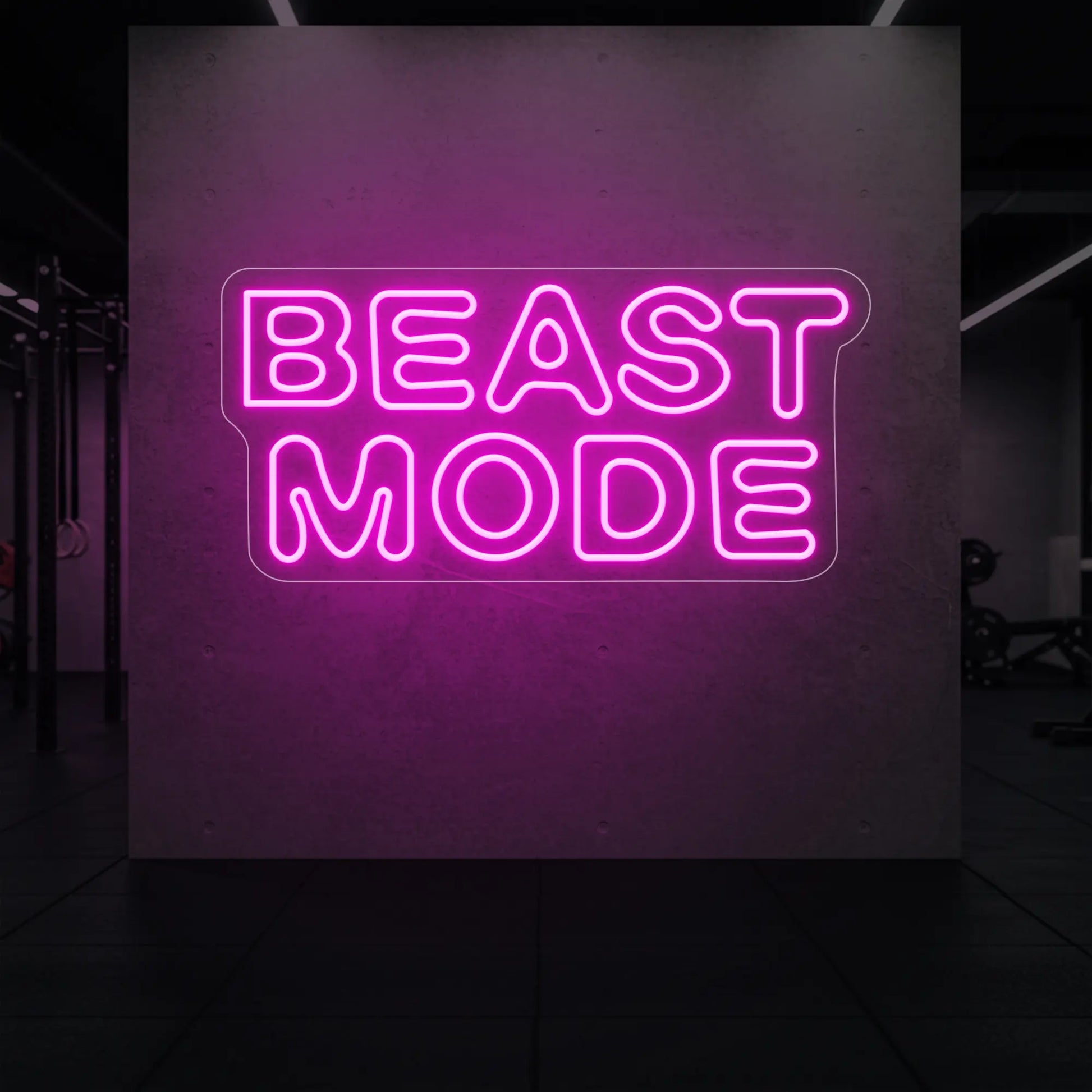 Enseigne lumineuse BEAST MODE