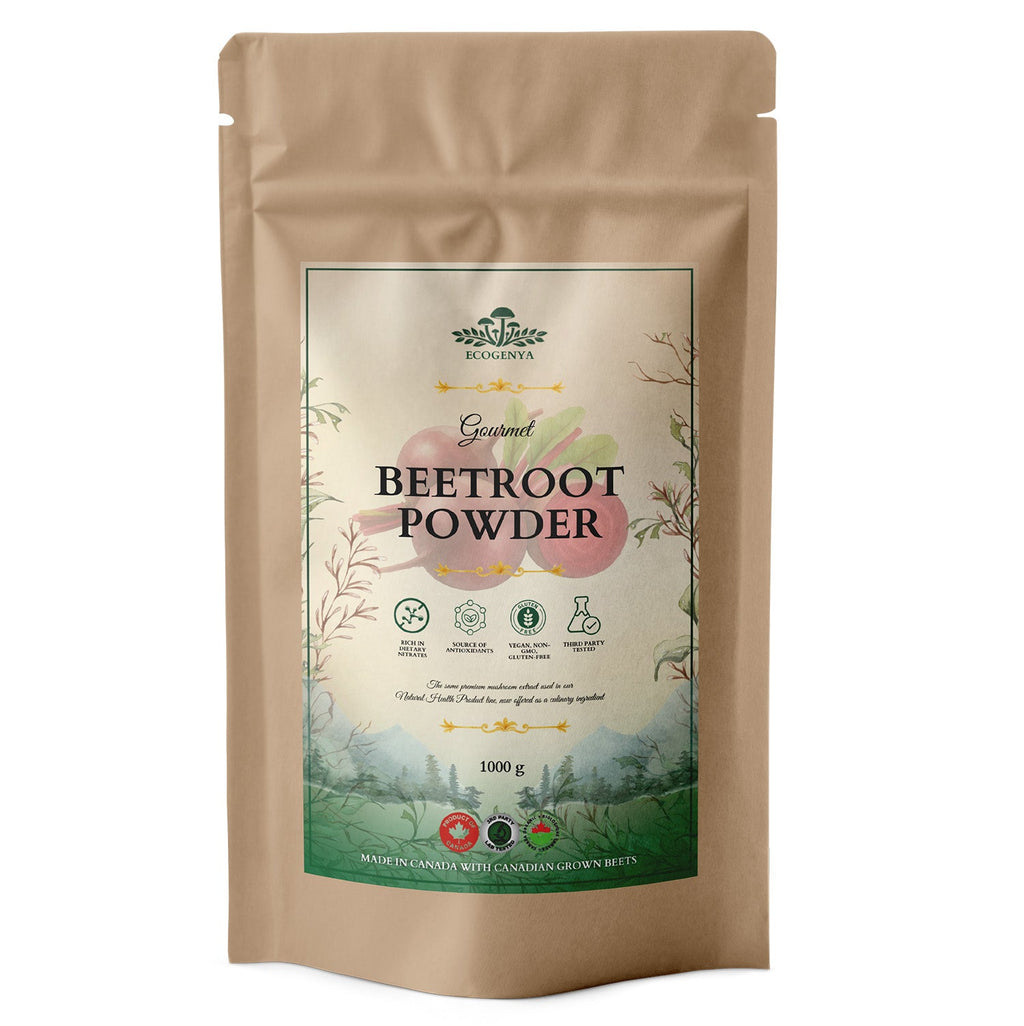 Ecogenya Gourmet Beet Root Powder – Premium Beetroot Powder for Smoothies, Baking & Recipes