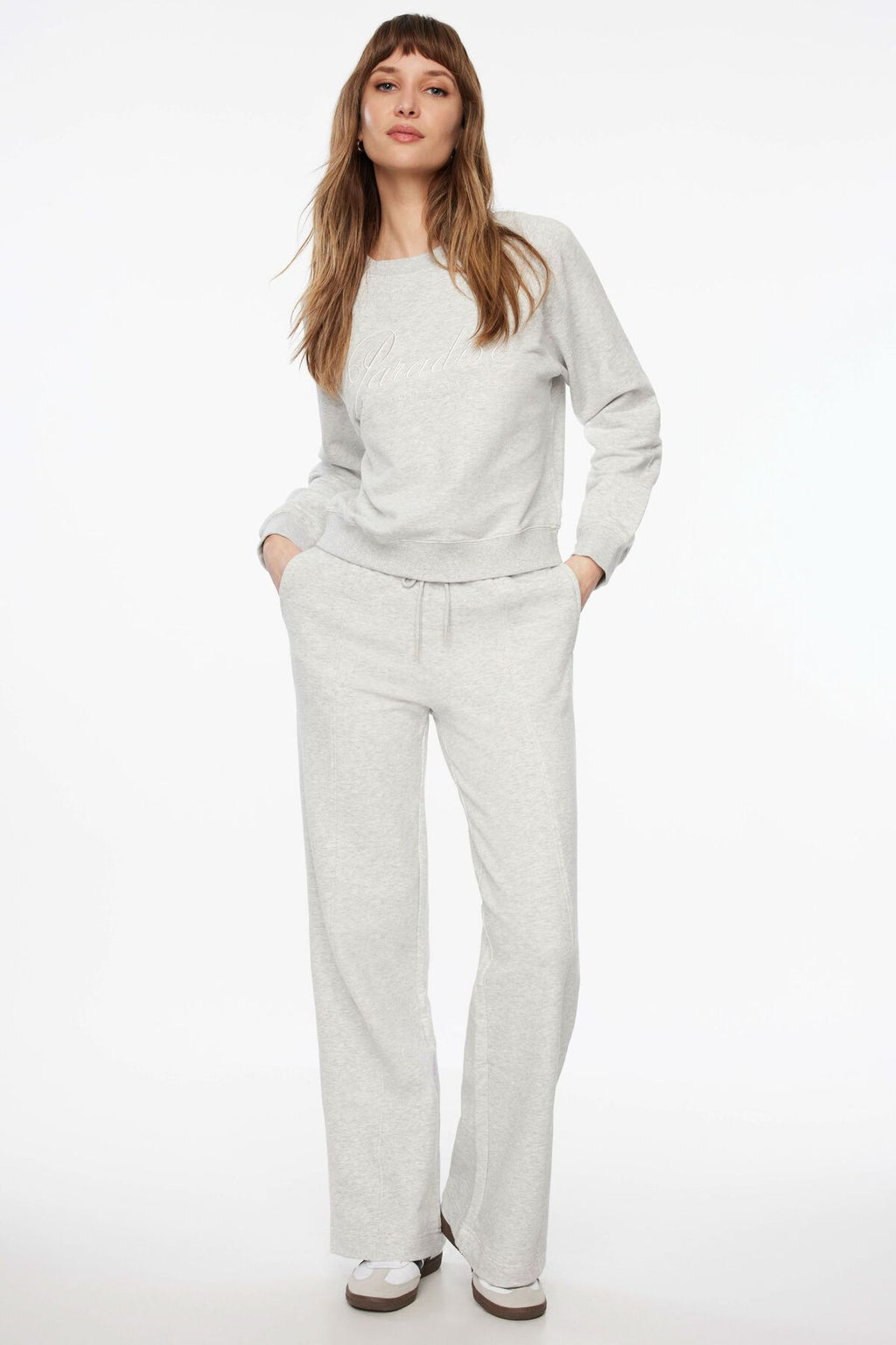 Sweat-shirt graphique en molleton français