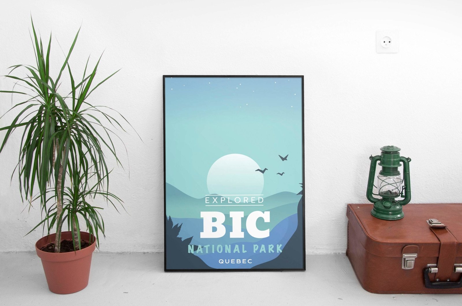 Bic National Park 'Explored' Poster, Canada Parks