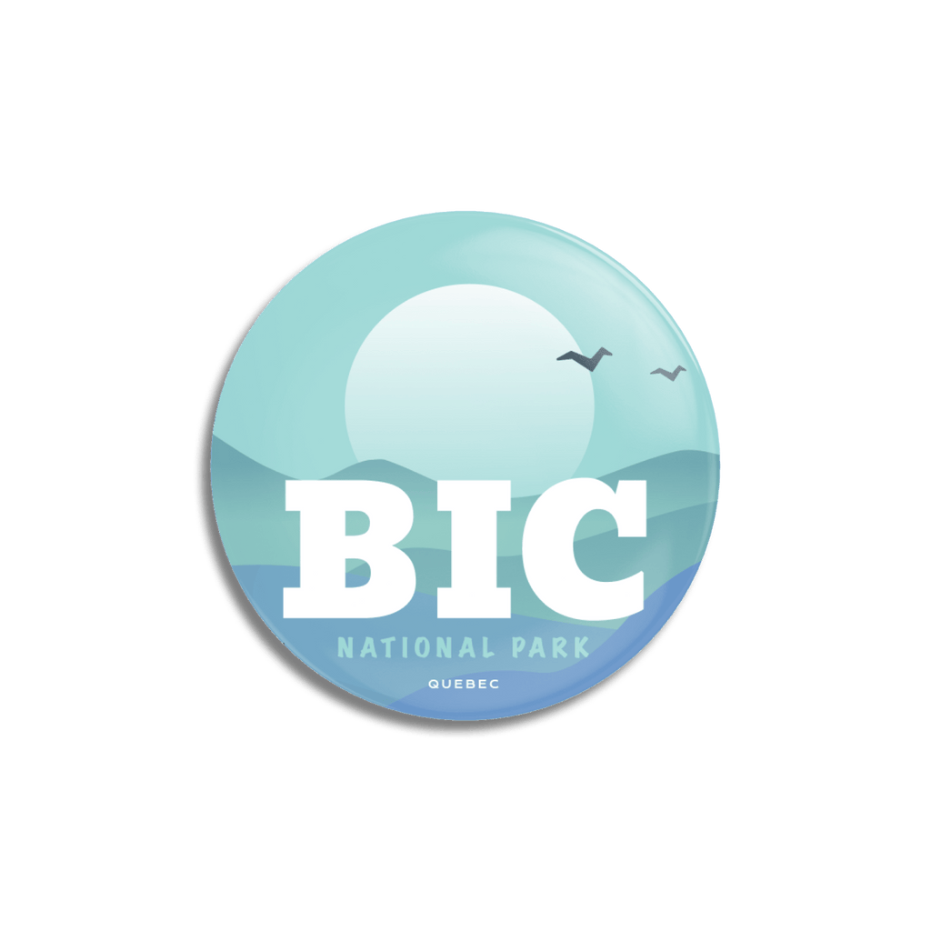Bic National Park of Quebec Pinback Button