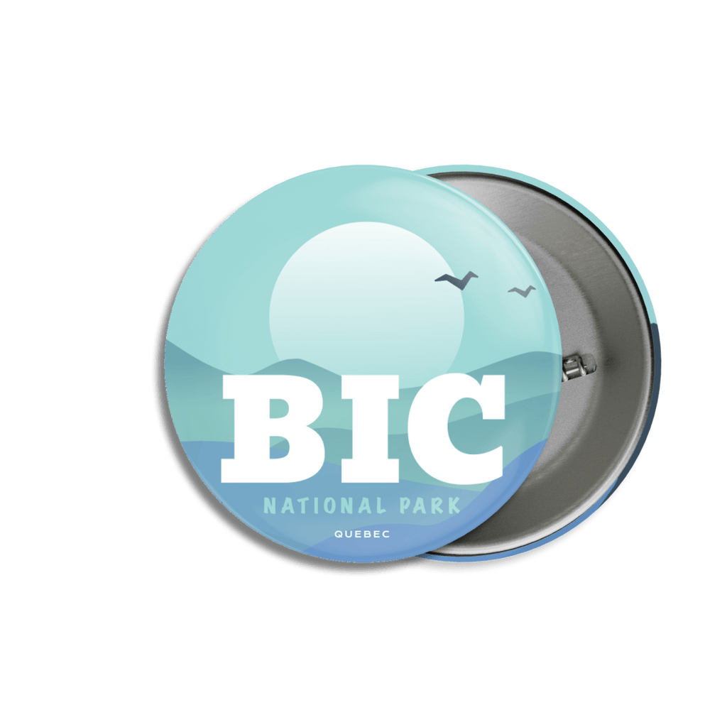 Bic National Park of Quebec Pinback Button