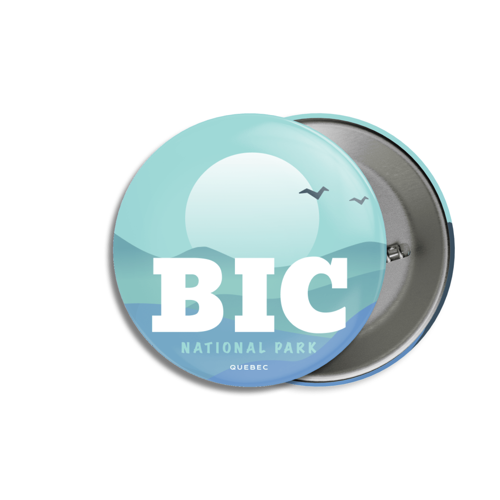 Bic National Park of Quebec Pinback Button