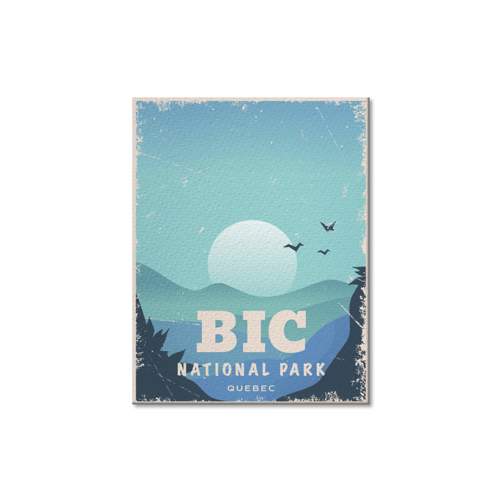 Bic Quebec National Park Postcard