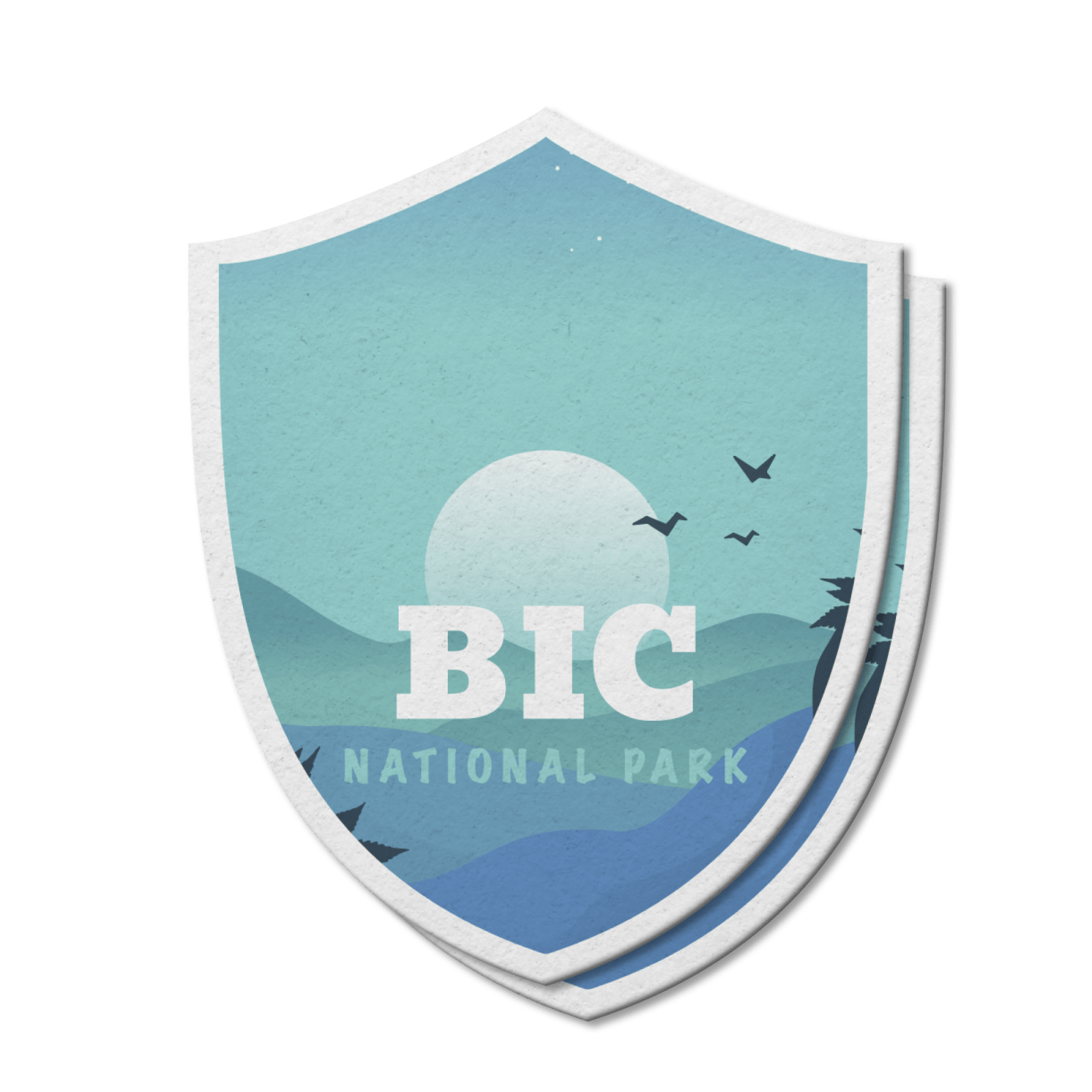 Bic Quebec National Park Waterproof Vinyl Sticker