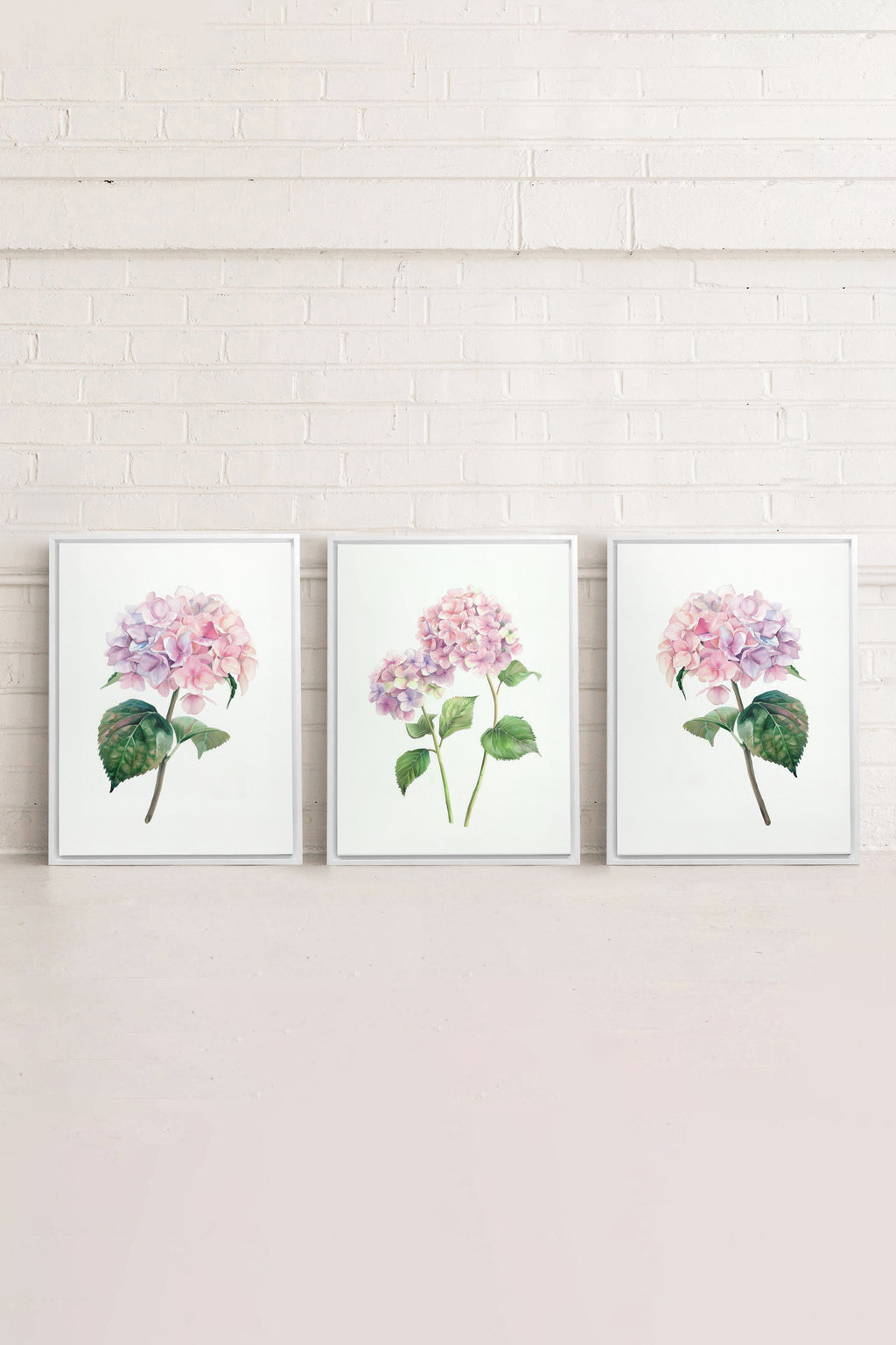 BLOSSOMING TRIO (3 Works on Stretched Canvas)