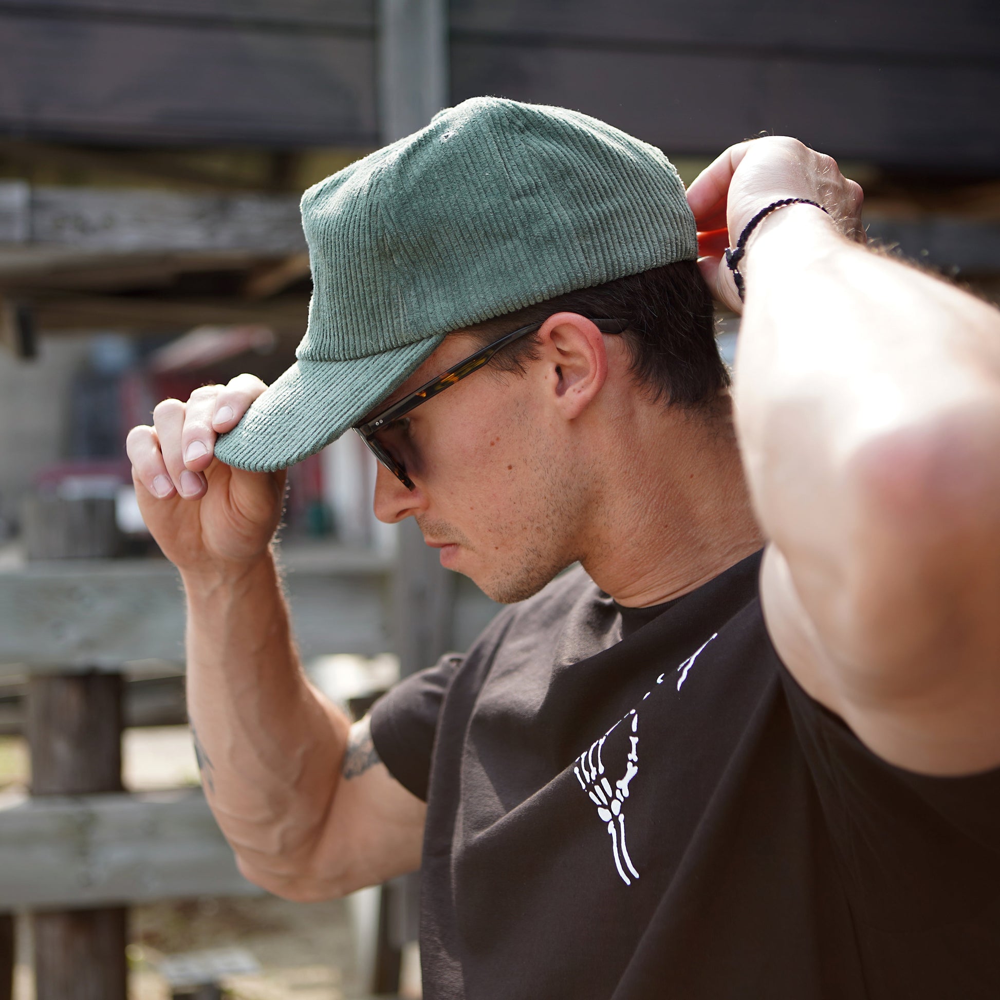 Chapeau en velours côtelé vierge Stuntin